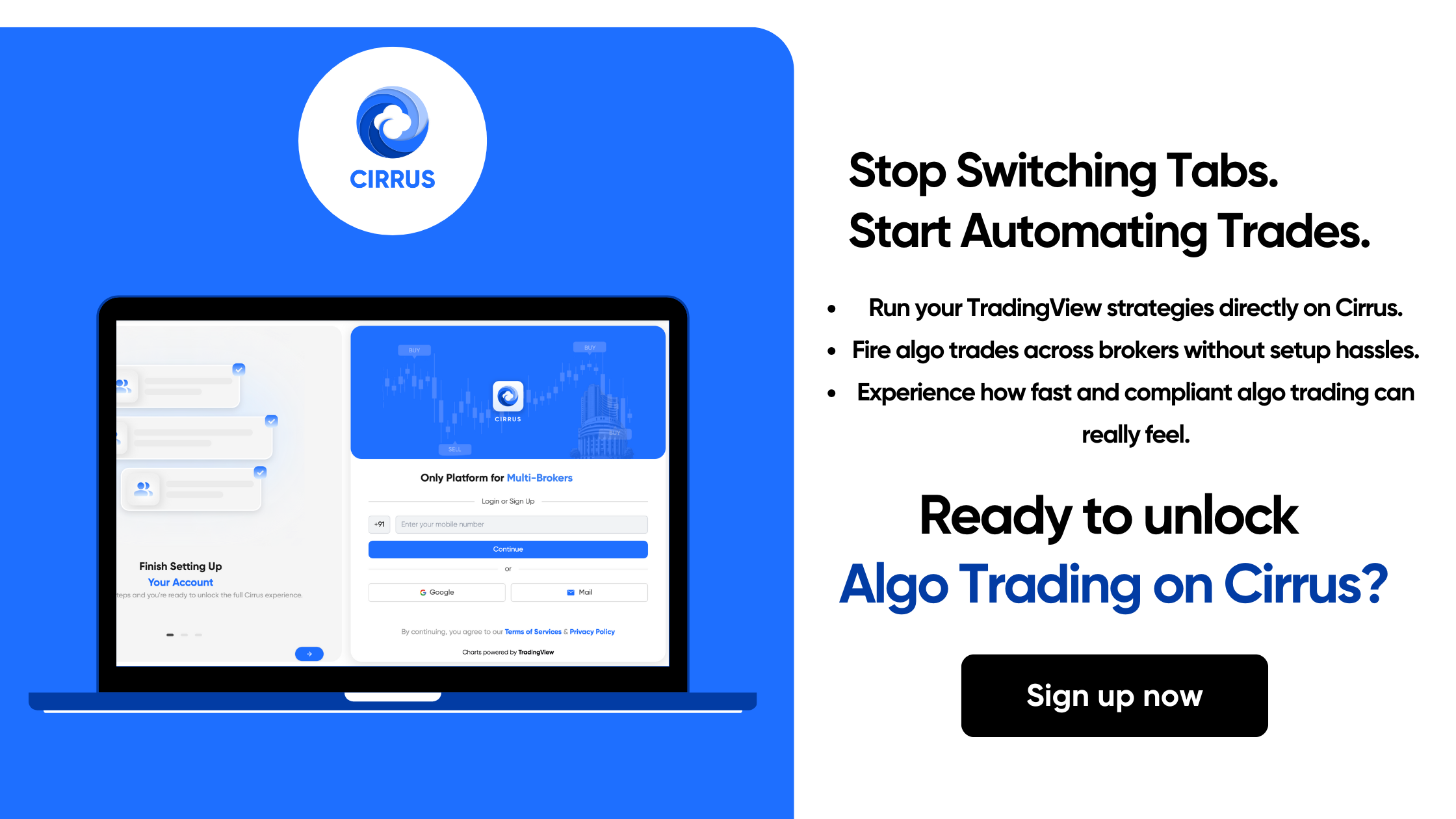 Automated trade execution using Cirrus with Groww algorithmic signals