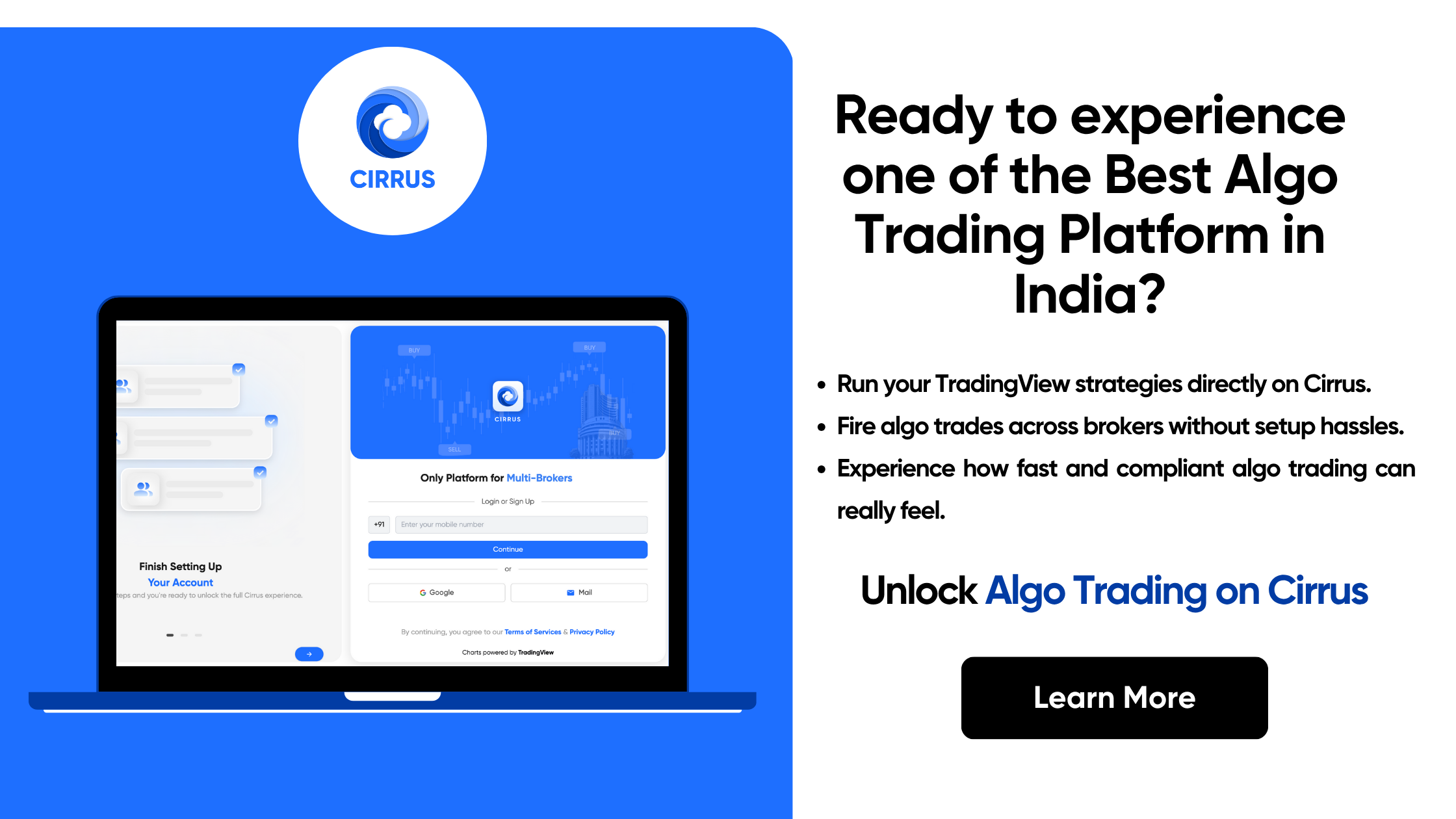 Best Algo Trading Platform in India - Cirrus.Trade
