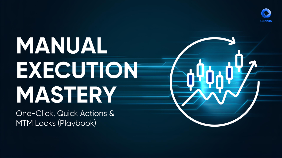 Cirrus manual execution interface with one-click order button