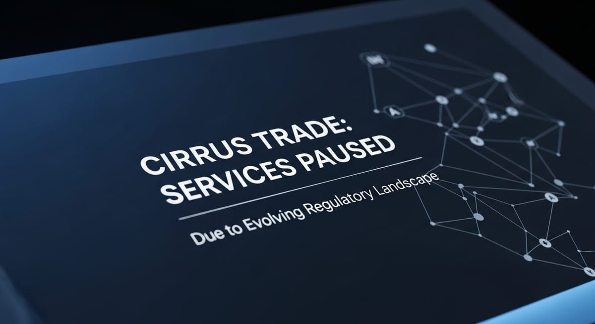 Why Cirrus Trade has Paused all the Services